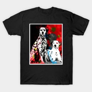 dalmatian dog love T-Shirt